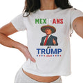 Mexicans For Trump 2024 Rally Baby Tee, Mexican Trump Maga Tee, Sombrero President Donald Trump, Latinos For Trump Baby...