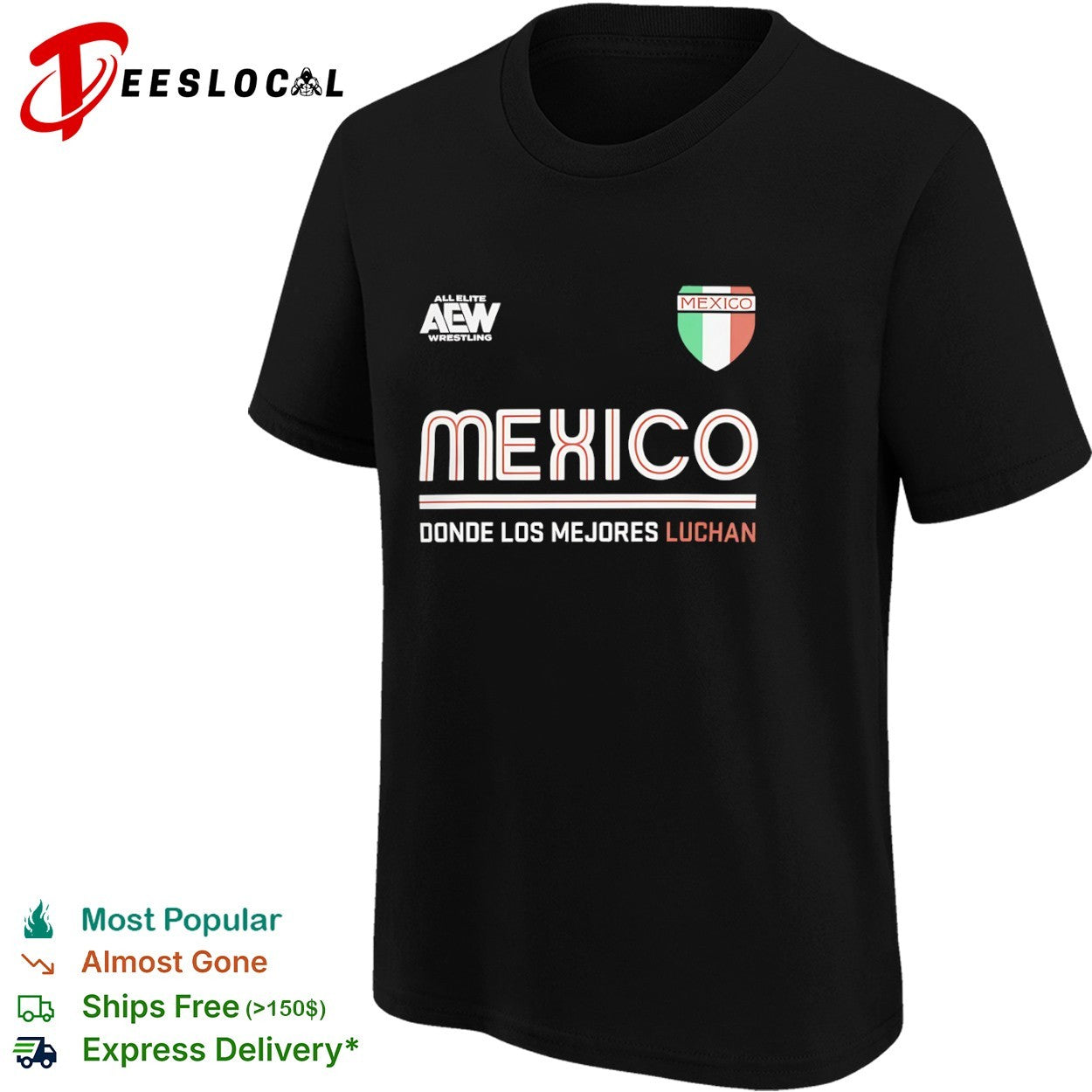 Mexico Donde Los Mejores Luchan Wrestling League Sports Shirt
