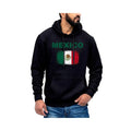 Mexico Mexico Flag Pride Gift Hoodie - Black Cotton Fabric with Front Pocket and Print Design T-Shirts, Sweatshirt