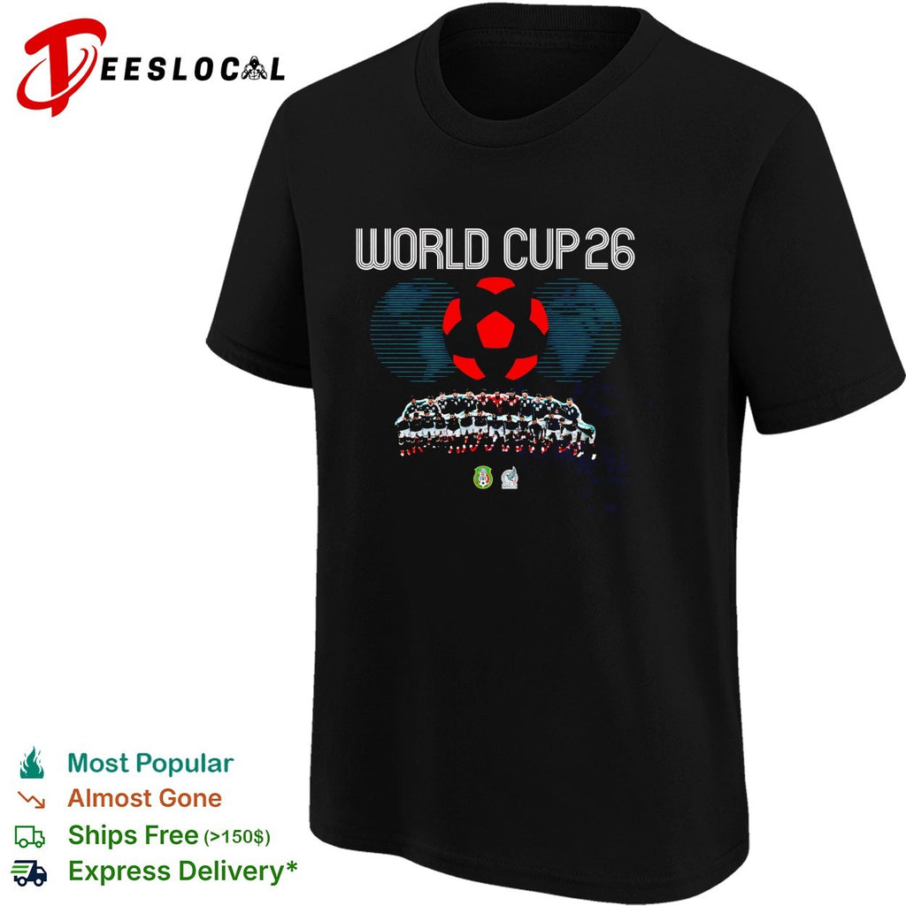 Mexico World Cup 26 team photo shirt