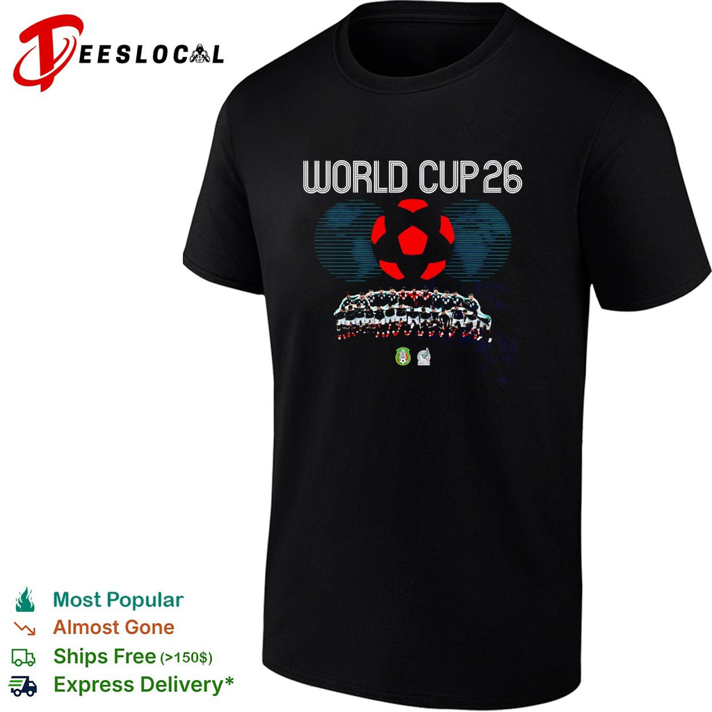 Mexico World Cup 26 team photo shirt
