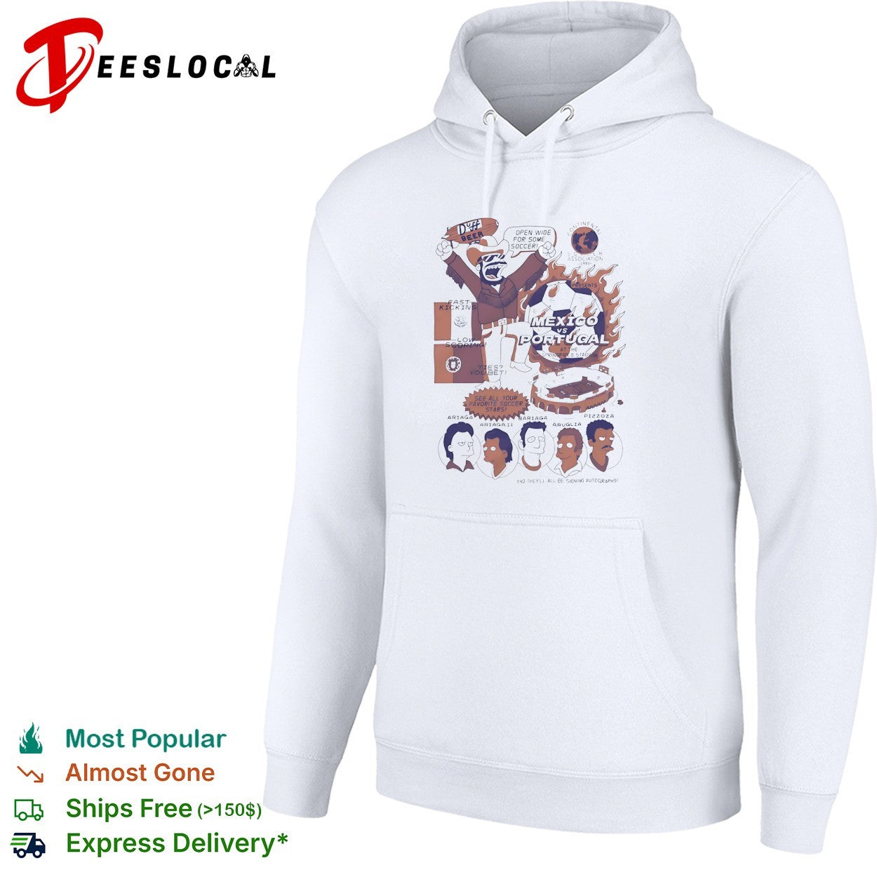 Mexico vs Portugal soccer match shirt