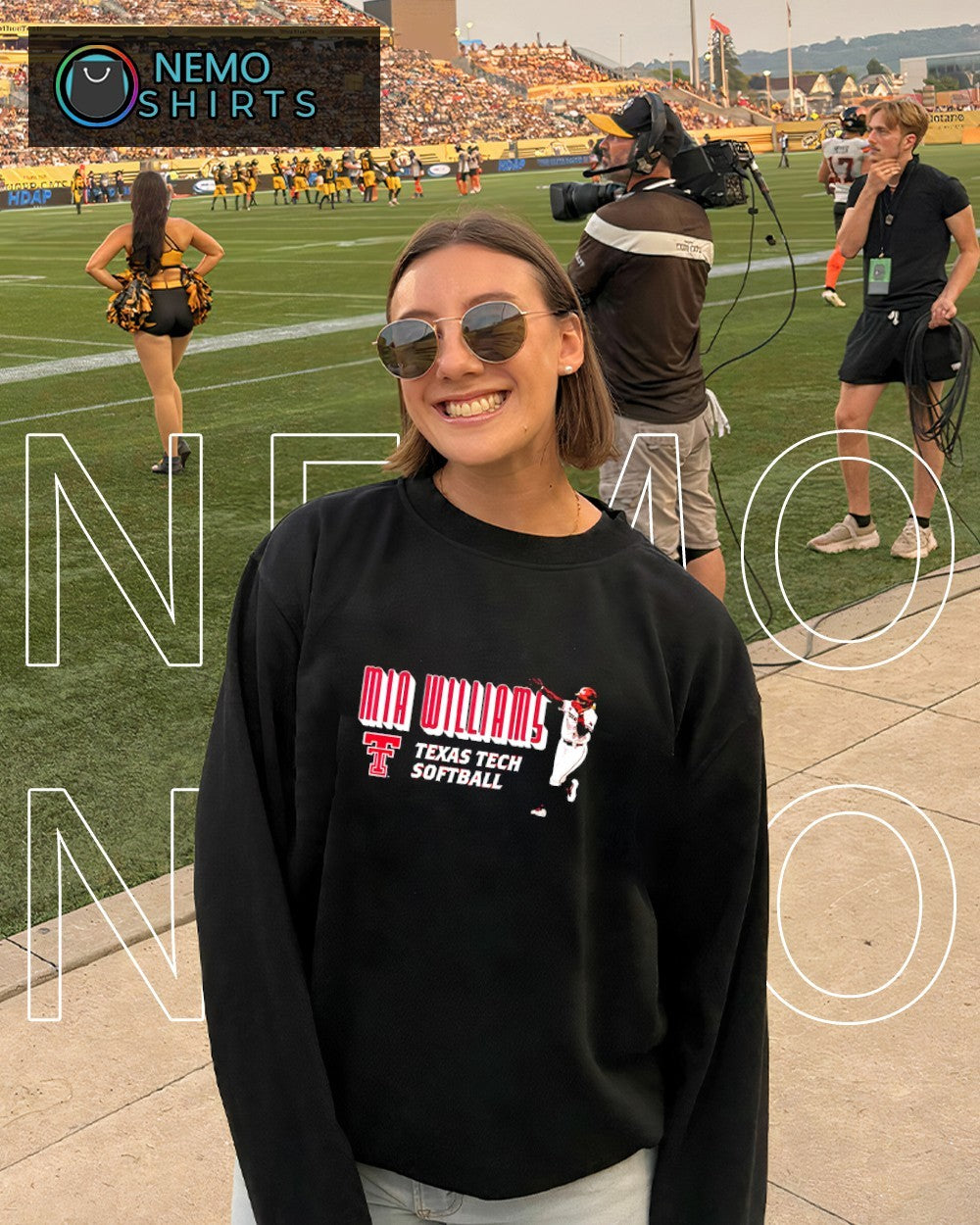 Mia Williams Texas Tech softball player shirt