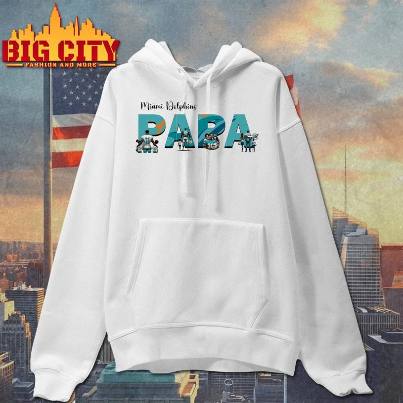 Miami Dolphins papa logo shirt