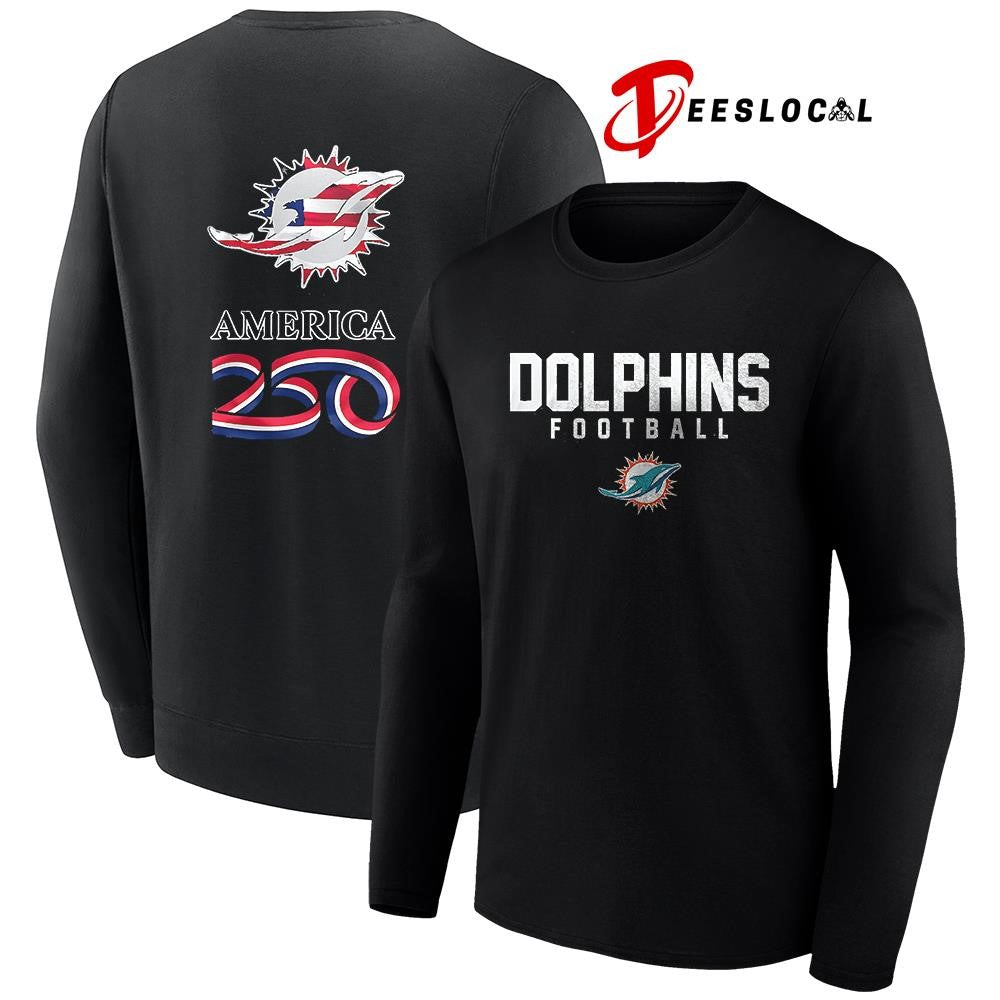 Miami Dolphins x 250 years of America camo shirt