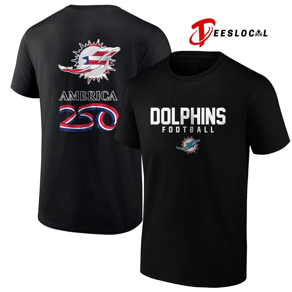 Miami Dolphins x 250 years of America camo shirt