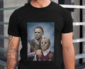 Michael Jason Shirt, Michael Myers and Jason Voorhees Step Brothers Movie Funny Shirt, Brothers Family Portrait T-Shirt,...