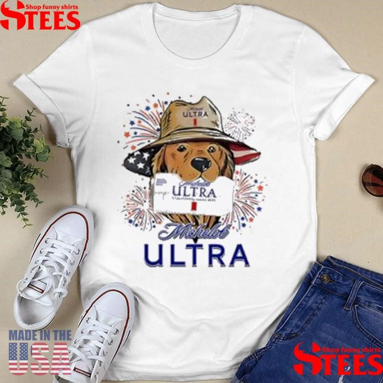 Michelob Ultra Dog 4th Of July T-shirt