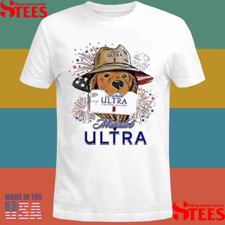 Michelob Ultra Dog 4th Of July T-shirt