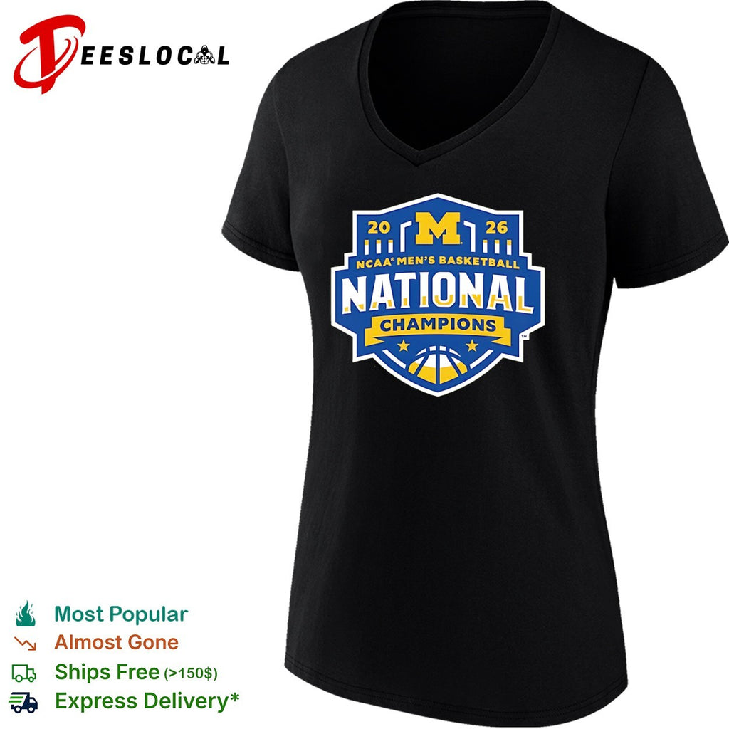 Michigan Wolverines 2026 NCAA mens basketball national champions sports logo shirt