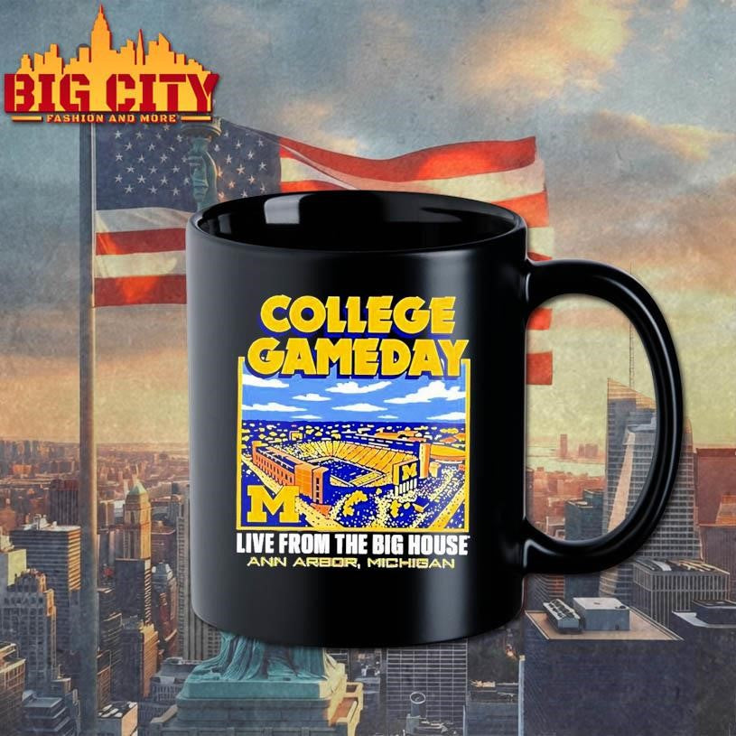 Michigan Wolverines Collage Gameday 2025 live from the Big House Shirt