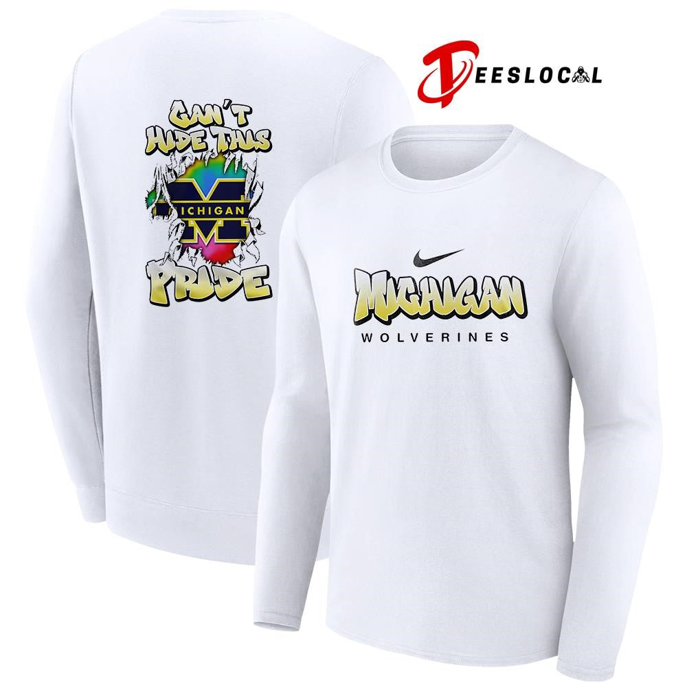 Michigan Wolverines x NCAA Pride month can’t hide this shirt