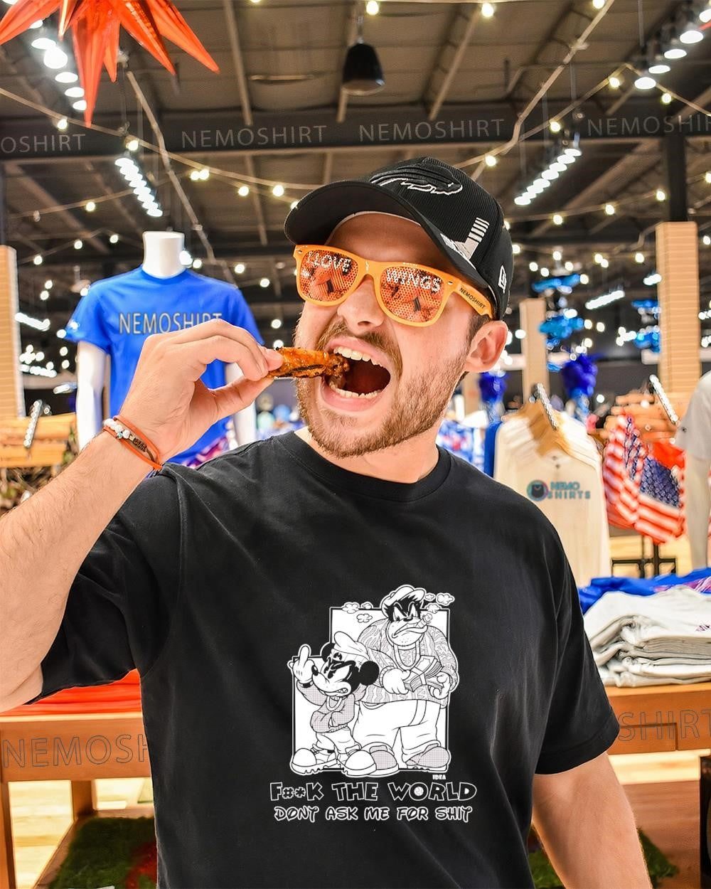 Mickey Mouse and Pete fuck the world don’t ask me for shit shirt