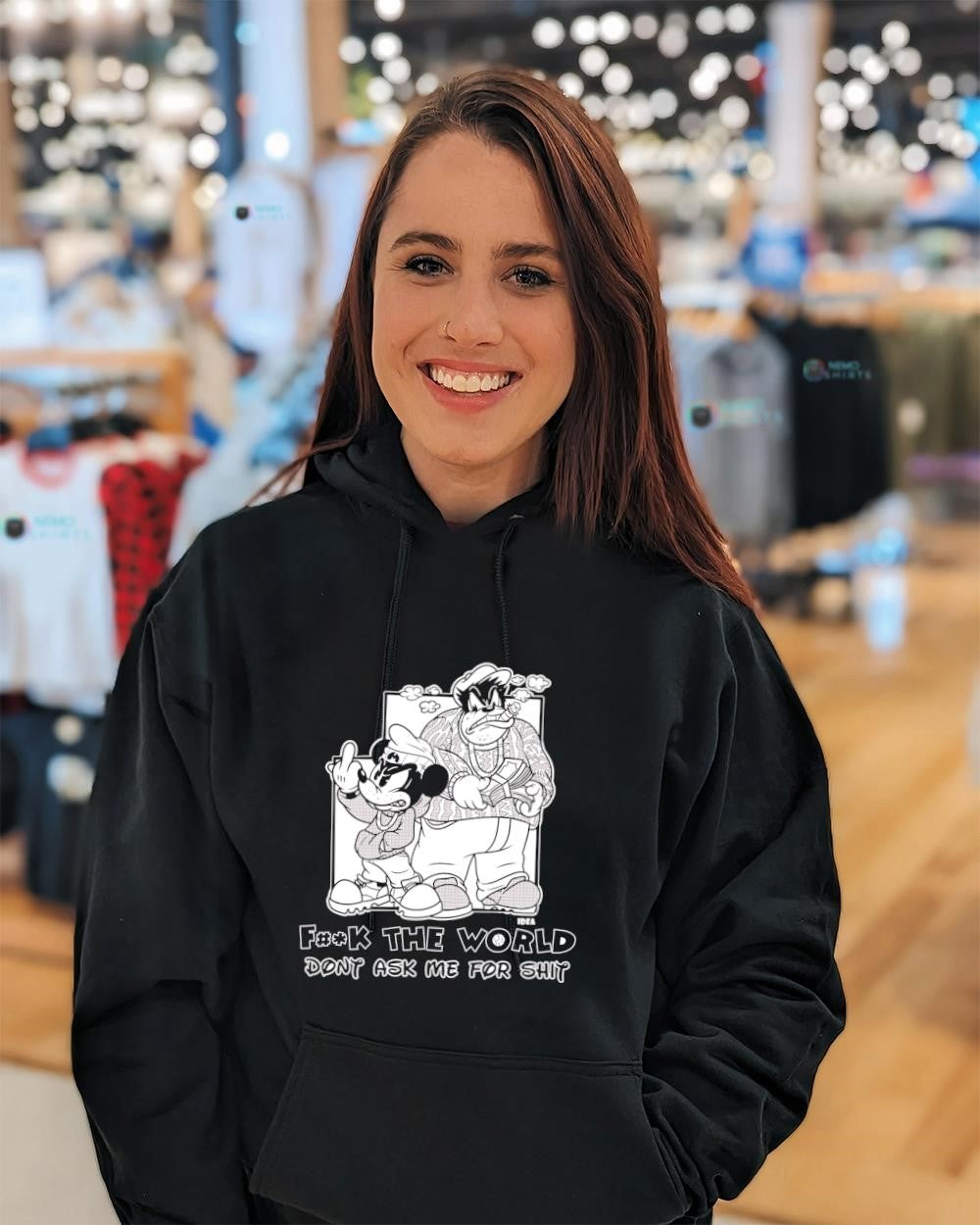Mickey Mouse and Pete fuck the world don’t ask me for shit shirt