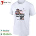 Mickie James Hardcore Country USA American Flag Patriotic Wrestling shirt