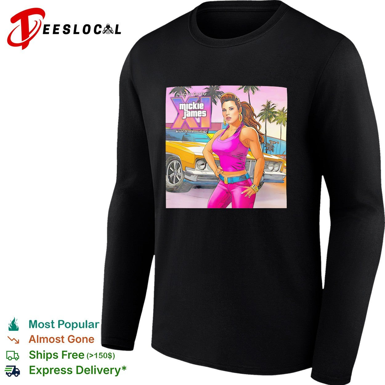 Mickie James Hardcore Country XI World Championships Shirt