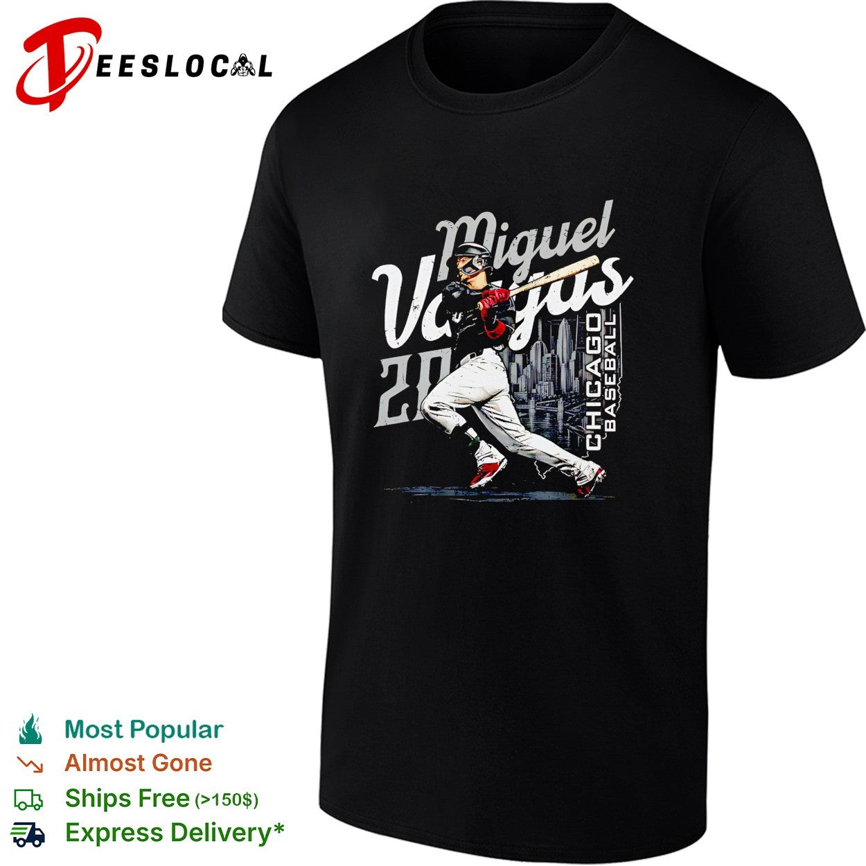 Miguel Vargas Chicago baseball batting shirt