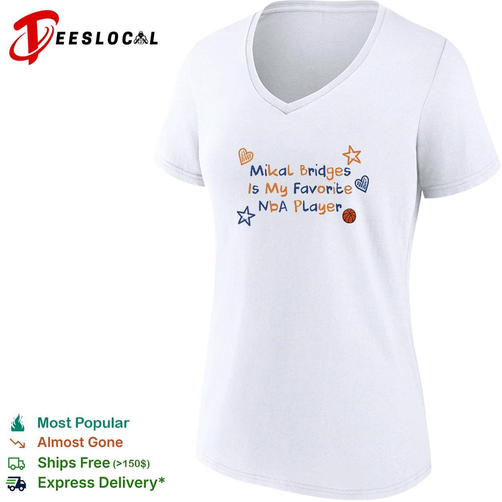 Mikal Bridges is my favorite NBA player shirt