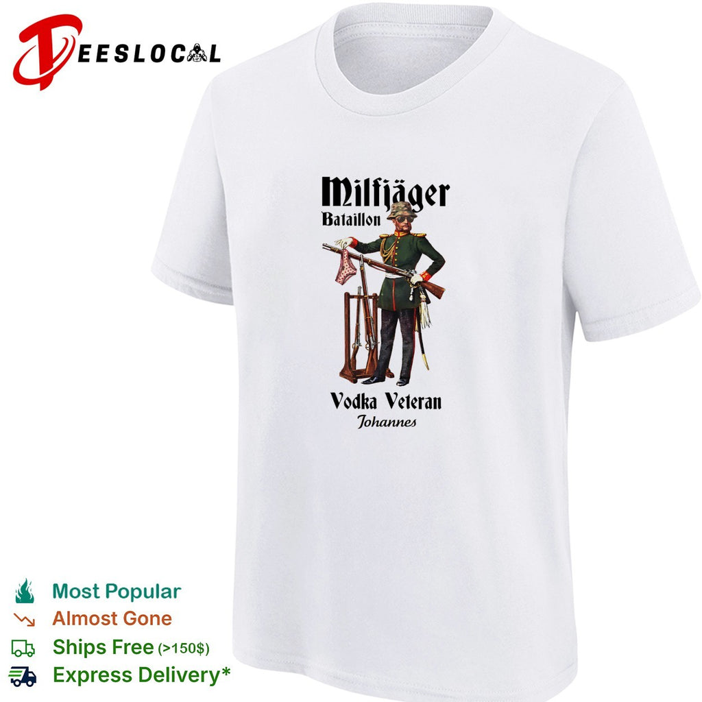 Milfjager Bataillon Vodka Veteran Johannes shirt