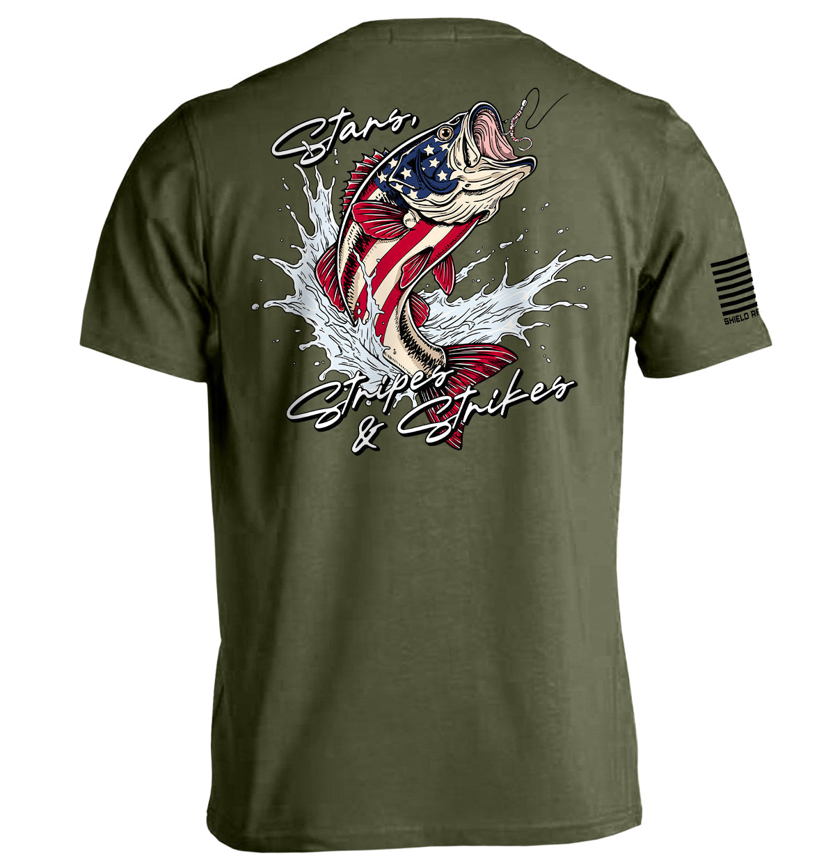 Stars Stripes and Strikes T-Shirts, Hoodie, Sweatshirt | CiraTrend.com (Image 2)