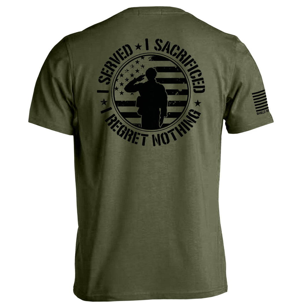 I Served I Sacrificed I Regret Nothing T-Shirts, Hoodie, Sweatshirt | CiraTrend.com (Image 3)
