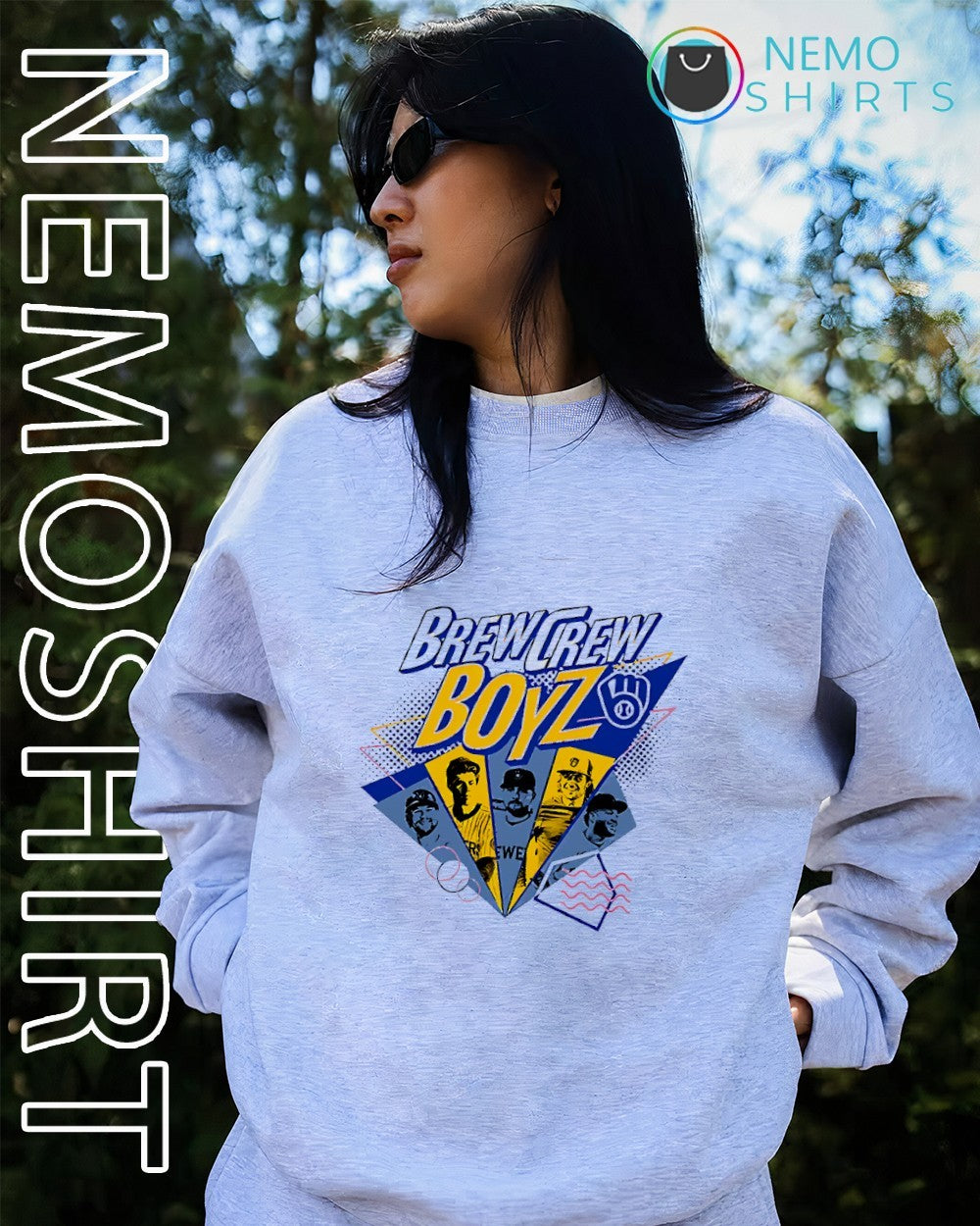 Milwaukee Brewers Brew Crew Boyz Boy Band Night shirt