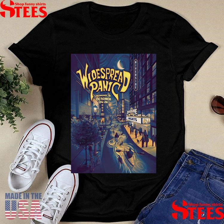 Milwaukee, Wi Concert Widespread Panic Oct 24-26 2025 T-shirt