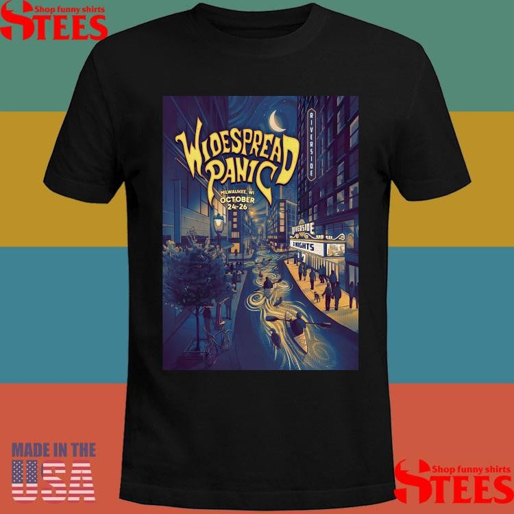 Milwaukee, Wi Concert Widespread Panic Oct 24-26 2025 T-shirt
