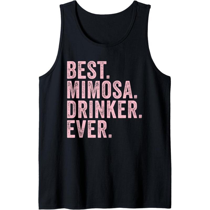Mimosa Funny Best Mimosa Drinker Tank Top MADE IN USA T-Shirts, Hoodie, Sweatshirt | CiraTrend.com