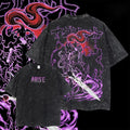 [ Mineral Wash ] Igris Monarchs Army Solo Leveling Retro Vintage Manga Washed Lightweight Cotton TShirt, Anime Merch,...