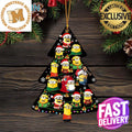 Minions Cute Christmas Tree Cute 2023 Holiday Christmas Decorations Ornament