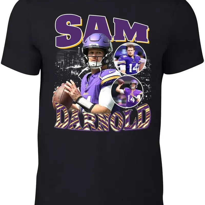 Minnesota Sam Darnold Bootleg Style T-Shirt Hoodie, Sweatshirt | CiraTrend.com