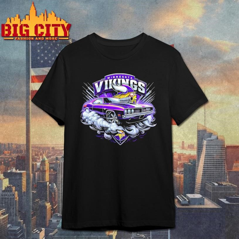 Minnesota Vikings car logo shirt
