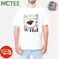Minnesota Wild hearts paint shirt