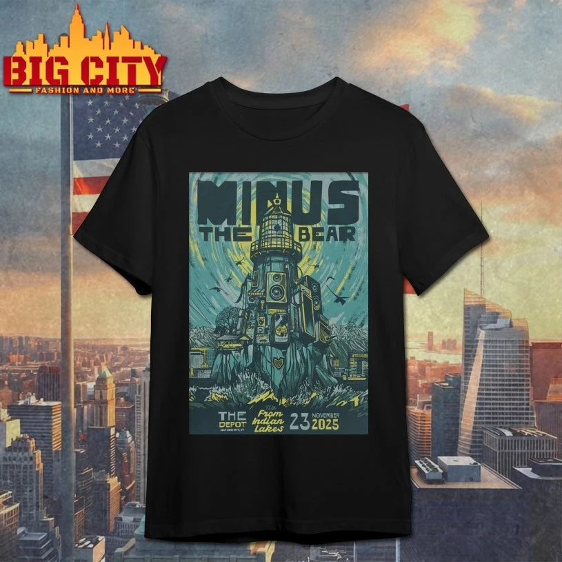 Minus The Bear Nov 23 2025 The Depot In Salt Lake City UT Poster shirt