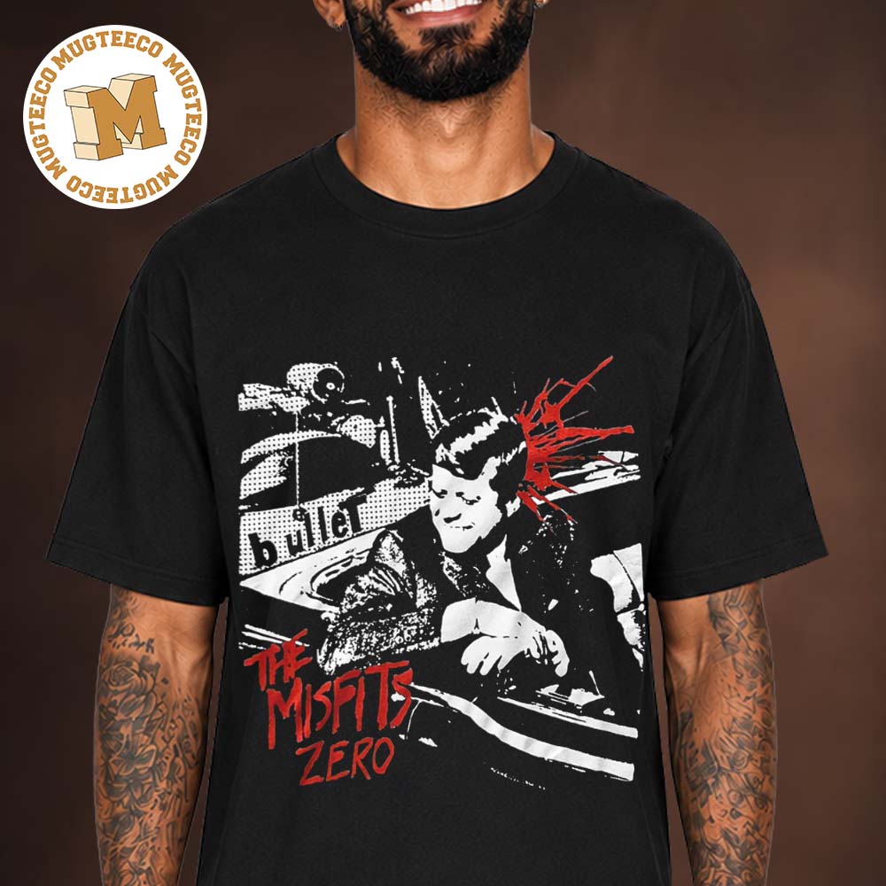 Misfits X Zero Bullet Black Unisex T Shirt