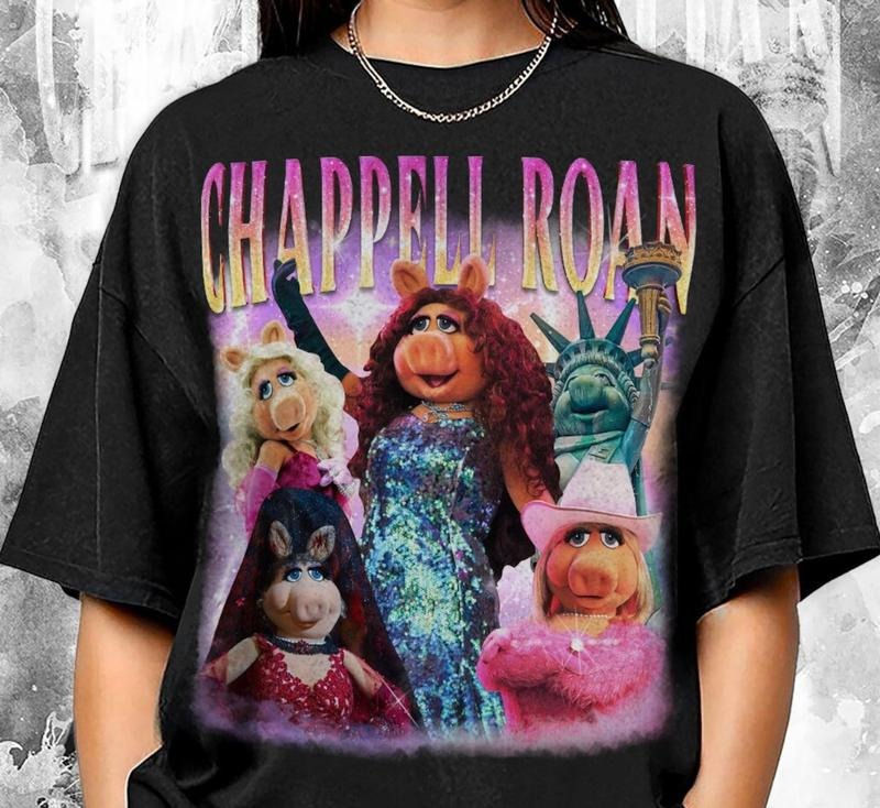 Miss Piggy Chappell Roan Bootleg Music Retro Shirt, Gift For Fan Top Womenswear Underwear Streetwear Hoodie, Sweatshirt