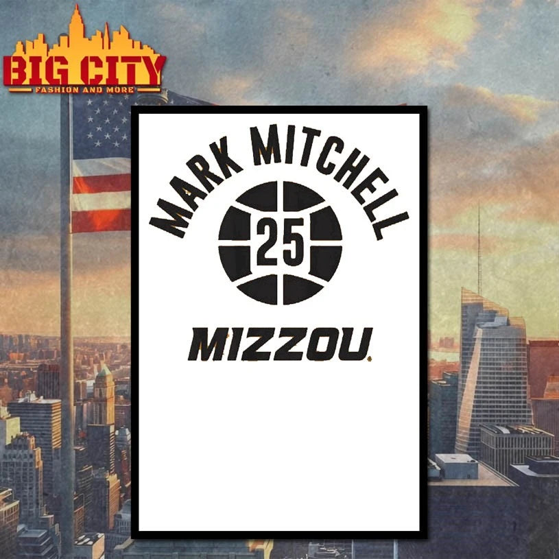 Missouri Basketball Mark Mitchell Number 25 shirt