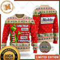 Modelo Especial Beer Grinch I Will Drink Here I Will Drink Everywhere Funny Ugly Sweater 2023