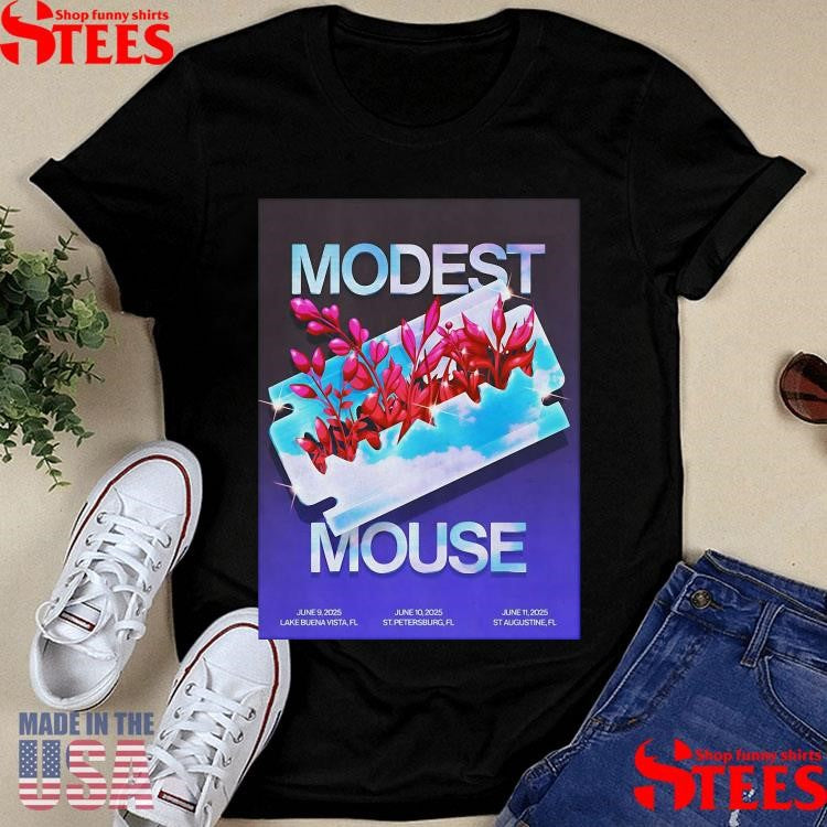 Modest Mouse Florida 2025 Tour On June 9-10 2025 T-shirt