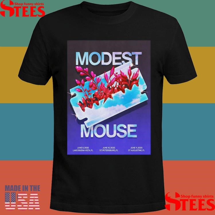 Modest Mouse Florida 2025 Tour On June 9-10 2025 T-shirt