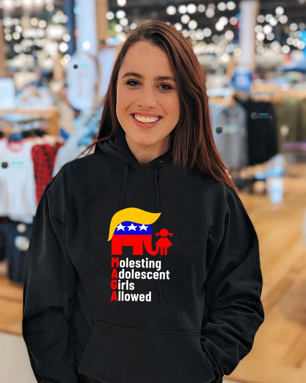 Molesting Adolescent Girls Allowed MAGA Trump shirt