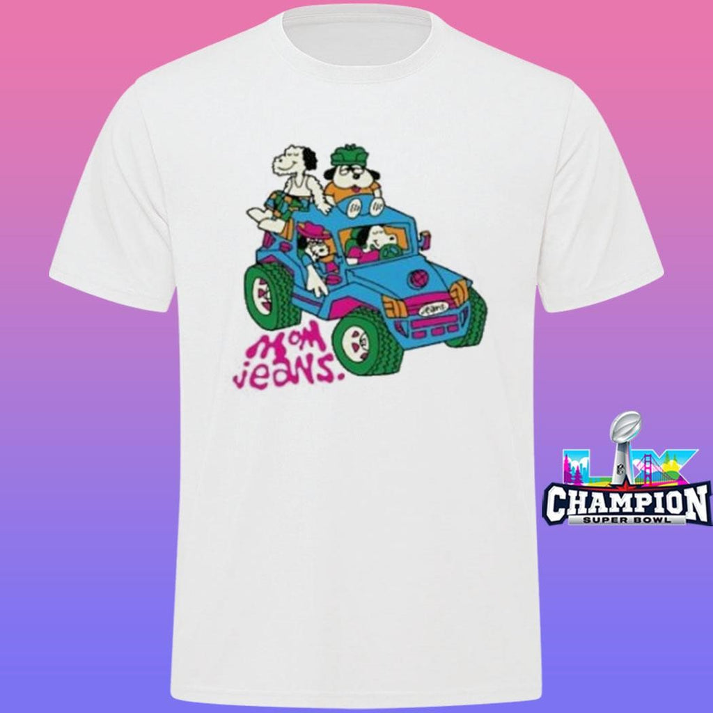 Mom Jeans Gorillaz Mock Shirt