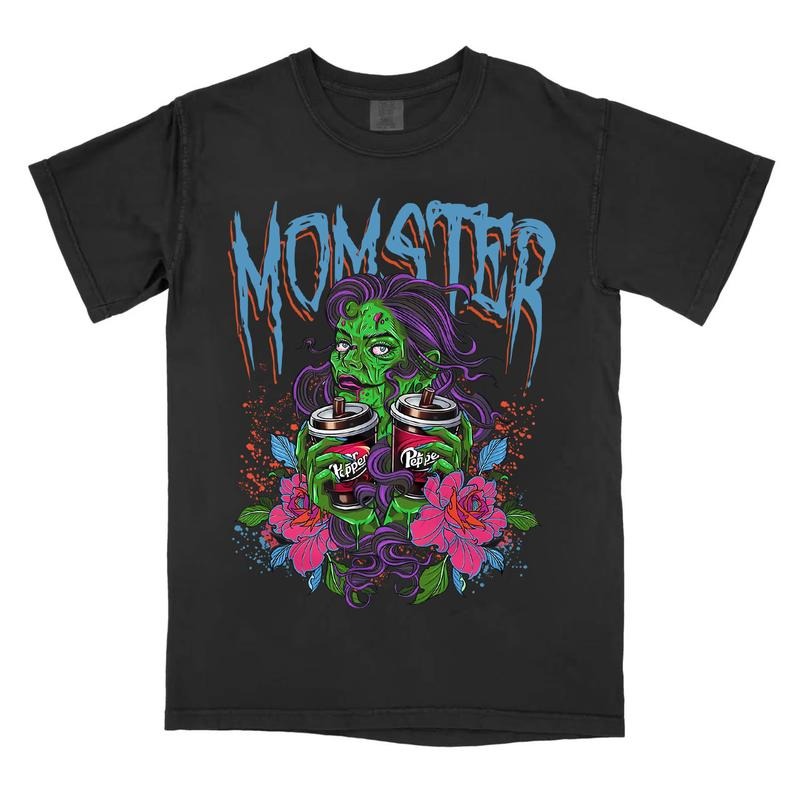 Momster Pepper - Comfort Colors Graphic T-Shirt Hoodie, Sweatshirt | CiraTrend.com