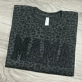 Monochromatic Glitter Leopard Tee Hoodie, Sweatshirt | CiraTrend.com