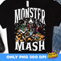 Monster Mash Retro Halloween Funny Halloween Monster Trending Halloween Digital s Halloween Shirt Design Hoodie, Sweatshirt