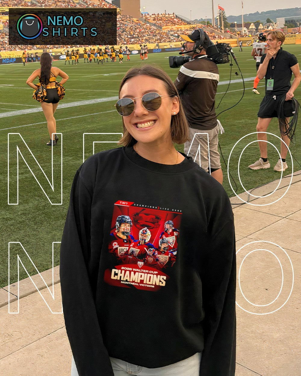Montreal Victoire 2026 Walter Cup Champions live here logo shirt
