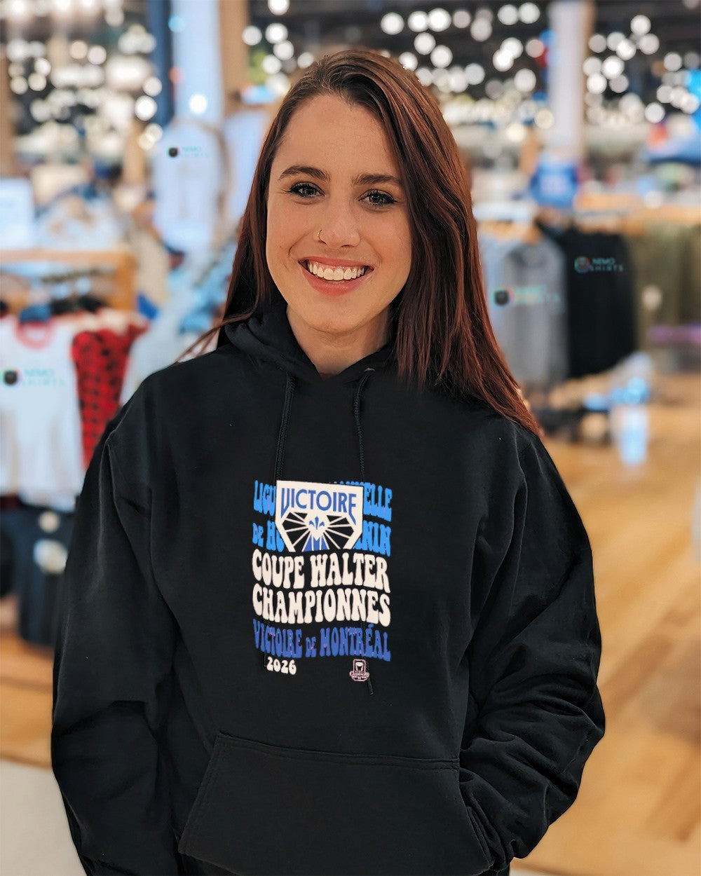Montreal Victoire PWHL 2026 Coupe Walter championnes shirt