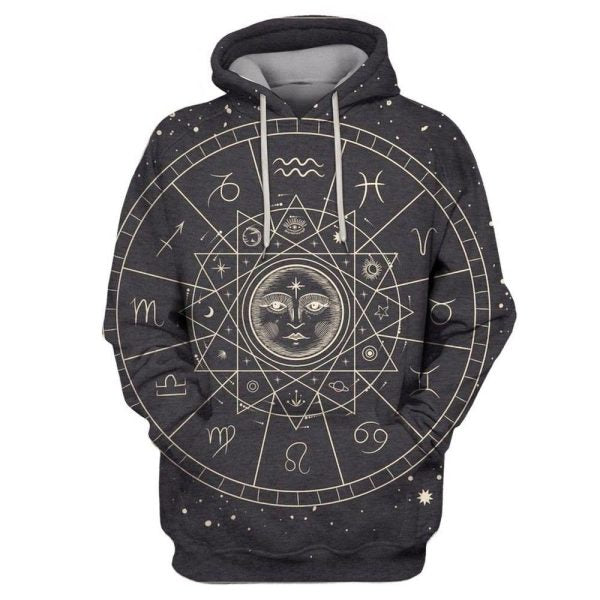 Moon Phase Vector Hoodie