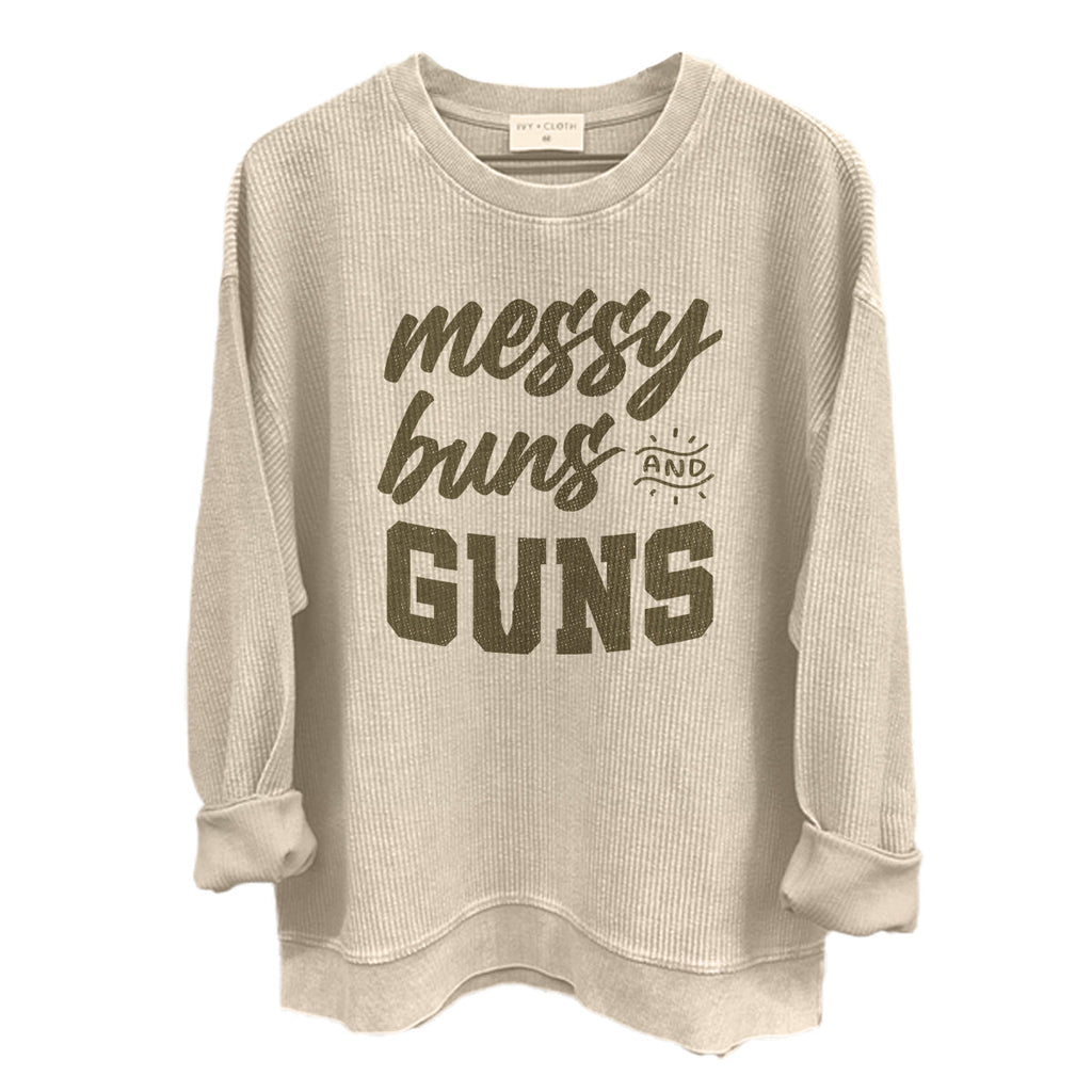 Messy Buns and Guns T-Shirts, Hoodie, Sweatshirt | CiraTrend.com (Image 4)